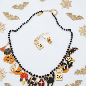Collana Halloween Gatto Nero
